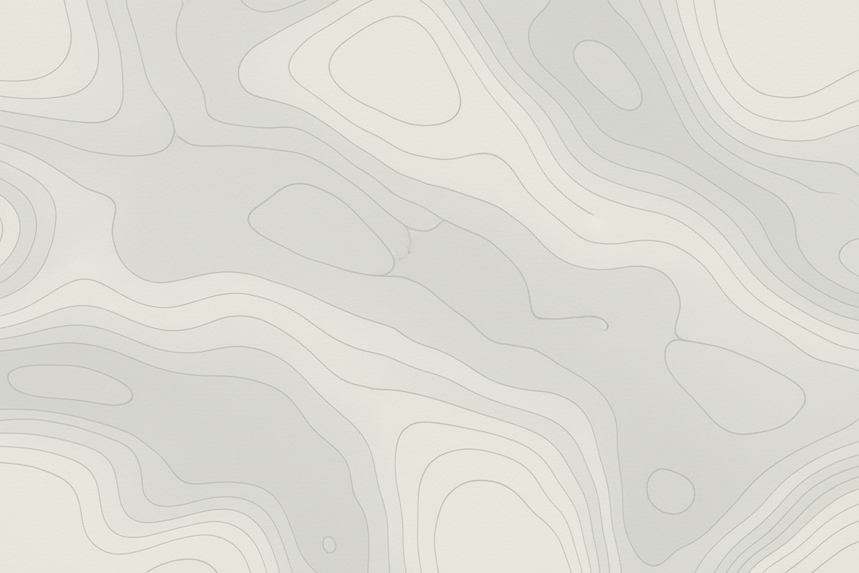 contour lines in a light gray, almost cream color
